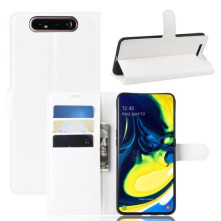 Oldalra nyíló tok Samsung Galaxy A80 / A90 telefonhoz - FEKETE