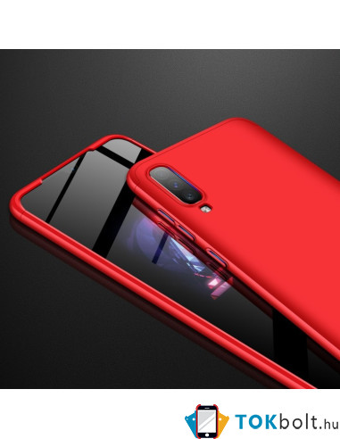 GKK három részes tok Samsung Galaxy A70 készülékhez - PIROS
