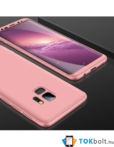 GKK három részes tok Samsung Galaxy S9 készülékhez - RÓZSAARANY