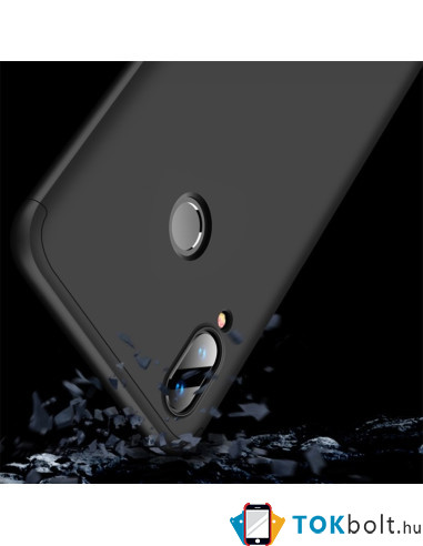 GKK három részes tok Huawei Y9 (2019) készülékhez - FEKETE