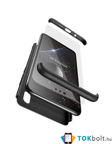 GKK három részes tok Huawei Y9 (2019) készülékhez - FEKETE