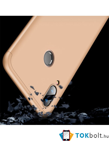 GKK három részes tok Huawei Y9 (2019) készülékhez - ARANY