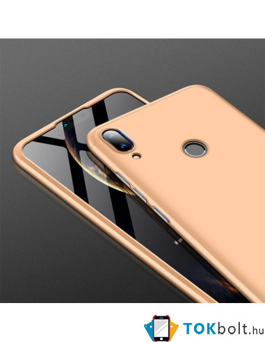 GKK három részes tok Huawei Y9 (2019) készülékhez - ARANY
