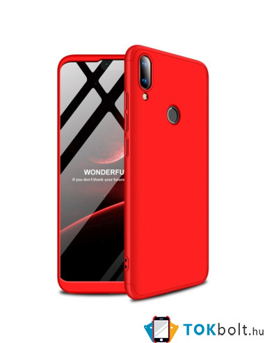 GKK három részes tok Huawei Y9 (2019) készülékhez - PIROS