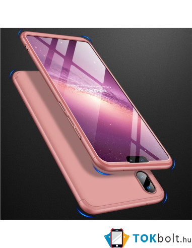 GKK három részes tok Huawei Y9 (2019) készülékhez - RÓZSAARANY