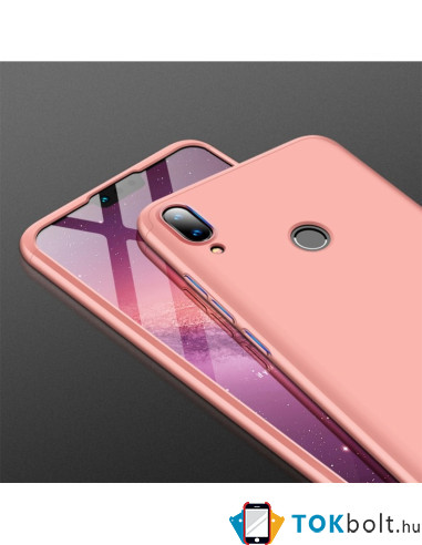 GKK három részes tok Huawei Y9 (2019) készülékhez - RÓZSAARANY