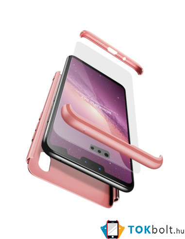 GKK három részes tok Huawei Y9 (2019) készülékhez - RÓZSAARANY