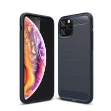 Apple Iphone 11 Pro karbon mintás tok - KÉK
