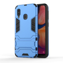 Hibrid tok kemény műanyag és szilikon anyagból Samsung Galaxy A20e telefonhoz - VILÁGOSKÉK