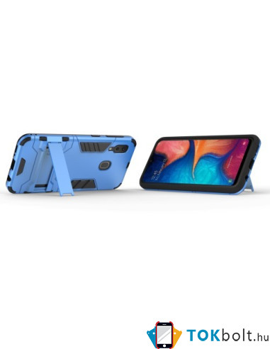 Hibrid tok kemény műanyag és szilikon anyagból Samsung Galaxy A20e telefonhoz - VILÁGOSKÉK