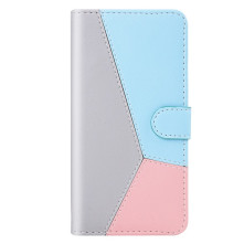 Három színű notesztok Huawei Mate 30 Lite telefonhoz - SZÜRKE - KÉK - RÓZSASZÍN