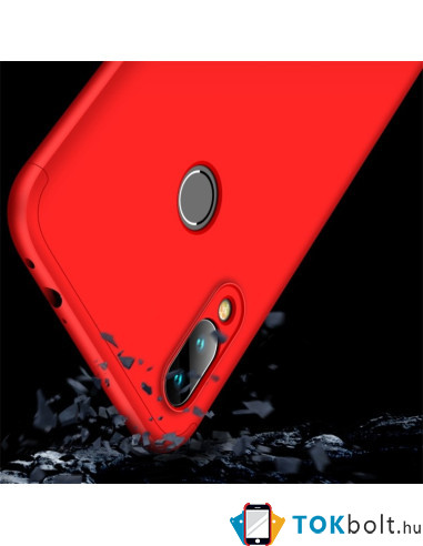 GKK három részes tok Xiaomi Redmi Note 7 készülékhez - PIROS