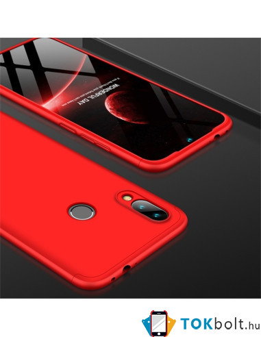 GKK három részes tok Xiaomi Redmi Note 7 készülékhez - PIROS