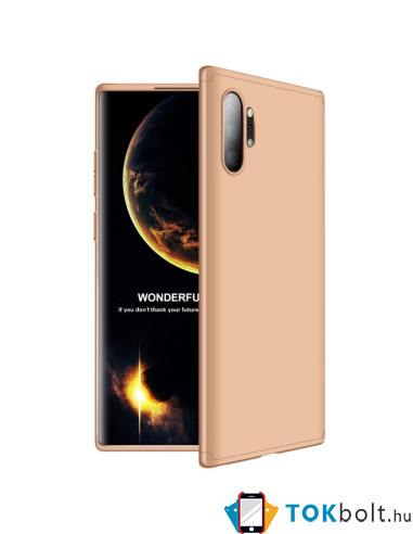 GKK három részes tok Samsung Galaxy Note 10 Plus készülékhez - ARANY