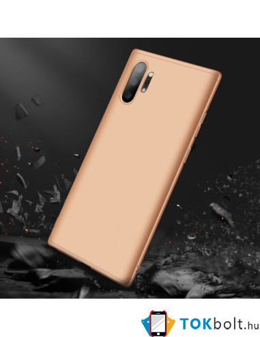 GKK három részes tok Samsung Galaxy Note 10 Plus készülékhez - ARANY
