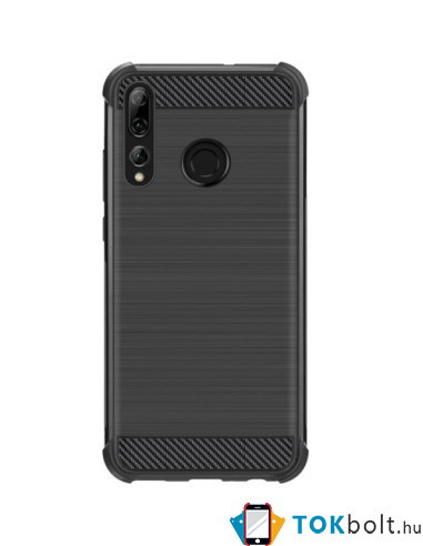 IMAK Vega karbon mintás ütésálló tok Huawei P Smart+ 2019 / Enjoy 9s/ Maimang 8 / nova 4 lite / Honor 10i készülékhez - FEKETE