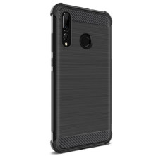 IMAK Vega karbon mintás ütésálló tok Huawei P Smart+ 2019 / Enjoy 9s/ Maimang 8 / nova 4 lite / Honor 10i készülékhez - FEKETE