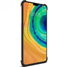 IMAK Vega karbon mintás ütésálló tok Huawei Mate 30 készülékhez - FEKETE