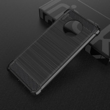 IMAK Vega karbon mintás ütésálló tok Huawei Mate 30 készülékhez - FEKETE