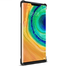 IMAK Vega karbon mintás ütésálló tok Huawei Mate 30 Pro készülékhez - FEKETE