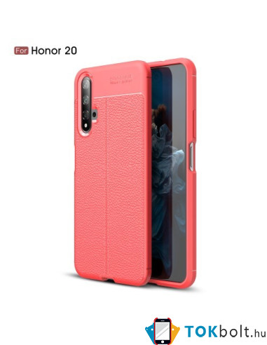 IVSO TPU rugalmas tok Huawei Nova 5T / Honor 20  készülékhez - PIROS