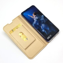 Oldalra nyíló tok Huawei Nova 5T / Honor 20S / Honor 20 telefonhoz - ARANY