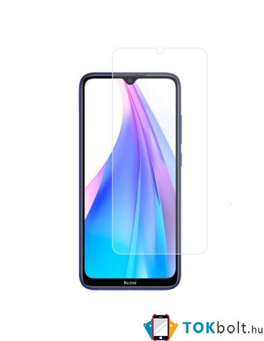 Kijelzővédő karcálló edzett üveg Xiaomi Redmi Note 8T típusú telefonhoz