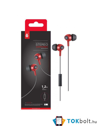OnePlus P5159 piros csomagolt stereo headset