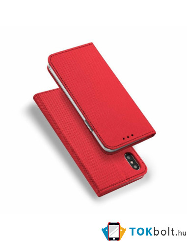 Samsung Galaxy S20 Plus mágneses szilikon keretes könyvtok - GL - PIROS