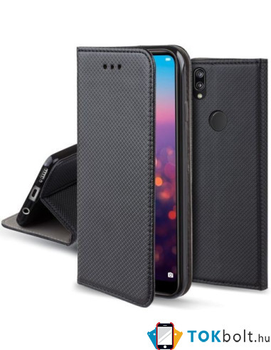 Samsung Galaxy S20 Ultra mágneses szilikon keretes könyvtok - GL - FEKETE