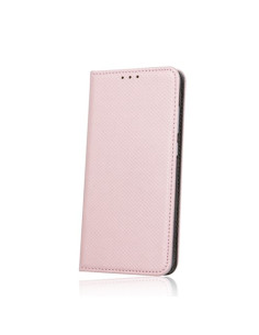Huawei P30 Lite mágneses szilikon keretes könyvtok - GL - RÓZSAARANY