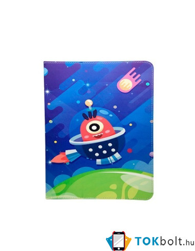 Univerzális kinyitható mintás táblagép tok 10 colos készülékekhez - UFO