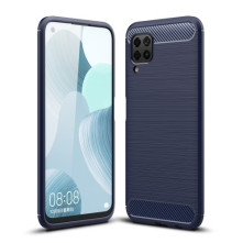 Huawei P40 lite karbon mintás tok - KÉK