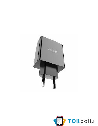 Dotfes C06 4 usb portos fekete töltőfej 4.8A