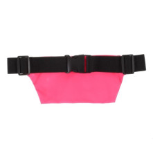 Derékra csatolható átlátszó ablakos rugalmas tok sportoláshoz, futáshoz - 6.5 inch - PINK