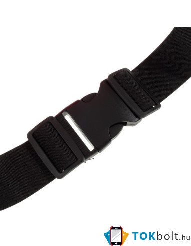 Derékra csatolható átlátszó ablakos rugalmas tok sportoláshoz, futáshoz - 6.5 inch - PINK