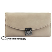Damen Clutch nagyméretű női kapcsos pénztárca - 20x10 cm - BÉZS - 3010046-001