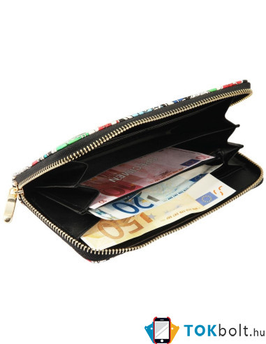 Nagyméretű női pénztárca - 20x10 cm - CIPŐ - 3010044-005
