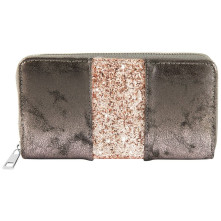 Női pénztárca - 20x10 cm - Strasszköves - SZÜRKE - 3010034-003