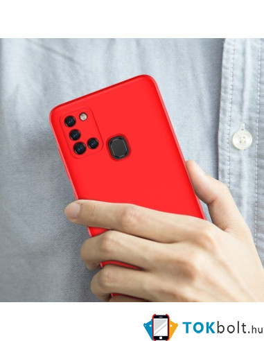 GKK kemény telefontok Samsung Galaxy A21s készülékhez - PIROS