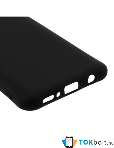 Rugalmas TPU tok Samsung Galaxy A21s készülékhez - FEKETE
