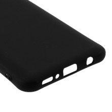 Rugalmas TPU tok Samsung Galaxy A21s készülékhez - FEKETE