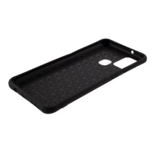 Rugalmas TPU tok Samsung Galaxy A21s készülékhez - FEKETE