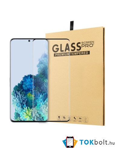 Kijelzővédő karcálló edzett üveg Samsung Galaxy S20 típusú telefonhoz