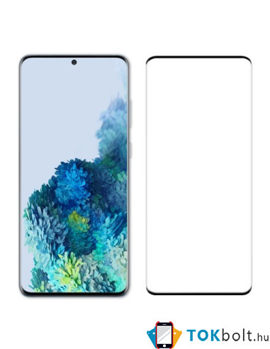 Kijelzővédő karcálló edzett üveg Samsung Galaxy S20 típusú telefonhoz