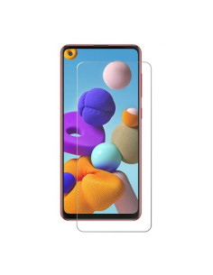 Kijelzővédő karcálló edzett üveg Samsung Galaxy A21s típusú telefonhoz
