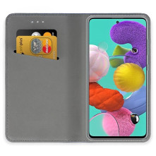 Samsung Galaxy S20 Ultra mágneses szilikon keretes könyvtok - GL - ARANY