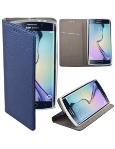 SMART oldalra nyíló tok Xiaomi Redmi Note 9 Pro/Note 9 Pro Max/Note 9S telefonhoz - KÉK