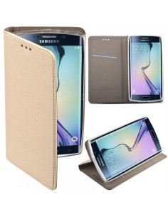 SMART oldalra nyíló tok Xiaomi Redmi Note 9 Pro/Note 9 Pro Max/Note 9S telefonhoz - ARANY
