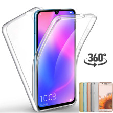 Rugalmas TPU tok elő + hátlapi Huawei P30 Lite készülékhez - ÁTTETSZŐ